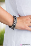 Paparazzi "Rock Legend" Silver Wrap Bracelet Paparazzi Jewelry