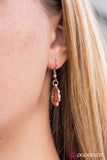 Paparazzi "Fleur de Flirt" Copper Necklace & Earring Set Paparazzi Jewelry