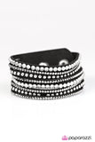 Paparazzi "Guitars and Glitter" Black Wrap Bracelet Paparazzi Jewelry