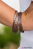 Paparazzi "FIERCE Place Winner" Copper Bracelet Paparazzi Jewelry