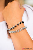 Paparazzi "GLITZY Business" Black Bracelet Paparazzi Jewelry