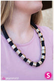 Paparazzi "Heavy Hitter" Black Necklace & Earring Set Paparazzi Jewelry