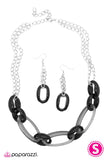 Paparazzi "Play Nice - Black" necklace Paparazzi Jewelry