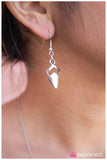 Paparazzi "A Matter of Artifact" Silver Necklace & Earring Set Paparazzi Jewelry