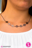 Paparazzi "A Rare Rose" Black Necklace & Earring Set Paparazzi Jewelry