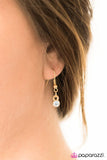 Paparazzi "Beyond The Stars" Gold Necklace & Earring Set Paparazzi Jewelry
