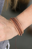 Paparazzi "Carefree Castaway" Brown Urban Bracelet Unisex Paparazzi Jewelry