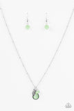 Paparazzi "Stellar Splendor" Green Necklace & Earring Set Paparazzi Jewelry