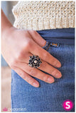 Paparazzi "Midnight Blooms" ring Paparazzi Jewelry
