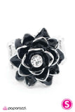Paparazzi "Midnight Blooms" ring Paparazzi Jewelry