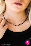 Paparazzi "Let There Be SPOTLIGHT" Black Necklace & Earring Set Paparazzi Jewelry