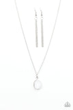 Paparazzi "Druzy Does It" White Necklace & Earring Set Paparazzi Jewelry