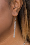 Paparazzi "Metro Majesty" Silver Necklace & Earring Set Paparazzi Jewelry