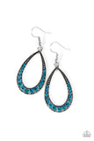 Paparazzi "Twinkling Tempest" Blue Earrings Paparazzi Jewelry