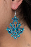 Paparazzi "Tahiti Tempest" Blue Earrings Paparazzi Jewelry
