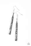 Paparazzi "Santa Cruz Shimmer" Silver Earrings Paparazzi Jewelry