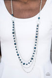 Paparazzi "Radiant Rhythm" Blue Necklace & Earring Set Paparazzi Jewelry