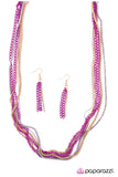 Paparazzi "Under the City Lights - Purple" necklace Paparazzi Jewelry