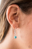 Paparazzi "Prehistoric Prima Donna" Blue Necklace & Earring Set Paparazzi Jewelry