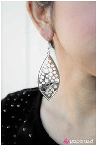 Paparazzi "Clear the Air" Silver Earrings Paparazzi Jewelry