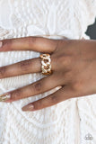 Paparazzi "Link Up" Gold Ring Paparazzi Jewelry