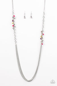 Paparazzi VINTAGE VAULT "In For A Surprise" Multi Necklace & Earring Set Paparazzi Jewelry