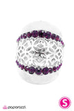 Paparazzi "Fancy Framework - Purple" ring Paparazzi Jewelry
