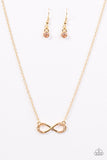 Paparazzi "Forever Glamorous" Gold Necklace & Earring Set Paparazzi Jewelry
