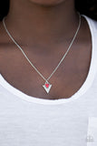 Paparazzi "Over My ARROWHEAD" Red Necklace & Earring Set Paparazzi Jewelry