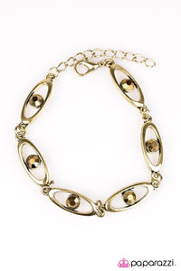 Paparazzi VINTAGE VAULT "Starry Eyed" Brass Bracelet Paparazzi Jewelry