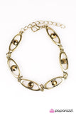 Paparazzi VINTAGE VAULT "Starry Eyed" Brass Bracelet Paparazzi Jewelry