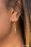 Paparazzi "Sharp Sophistication" Gold Necklace & Earring Set Paparazzi Jewelry