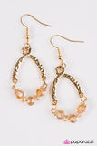 Paparazzi "Whimsically Whimsy" Gold Earrings Paparazzi Jewelry