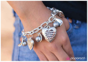 Paparazzi "Love Will Find a Way" Silver Bracelet Paparazzi Jewelry