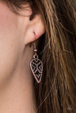 Paparazzi "Triassic Triumph" Copper Necklace & Earring Set Paparazzi Jewelry