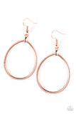 Paparazzi  "Monsoon Shimmer" Copper Earrings Paparazzi Jewelry