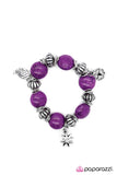 Paparazzi "Smooth Move" Purple 001IP Bracelet Paparazzi Jewelry