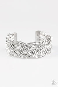 Paparazzi "Civil Serpent" Silver Bracelet Paparazzi Jewelry