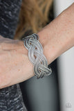 Paparazzi "Civil Serpent" Silver Bracelet Paparazzi Jewelry