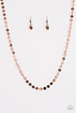Paparazzi VINTAGE VAULT "Let There Be SPOTLIGHT" Copper Necklace & Earring Set Paparazzi Jewelry