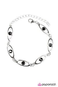 Paparazzi "Starry Eyed" Black Bracelet Paparazzi Jewelry