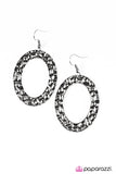 Paparazzi "Plain and Dimple" Black Earrings Paparazzi Jewelry