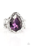 Paparazzi "Live Like a Queen" Purple Ring Paparazzi Jewelry