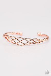 Paparazzi "Metro Melody" Copper Bracelet Paparazzi Jewelry