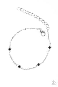 Paparazzi "A Pinch Of Sparkle" Black Bracelet Paparazzi Jewelry