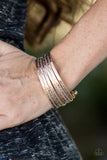 Paparazzi "River Dance" Gold Bracelet Paparazzi Jewelry