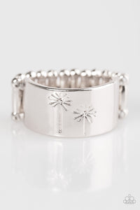 Paparazzi "Some See A Weed, Some See A Wish" Silver Ring Paparazzi Jewelry