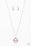 Paparazzi "Show Me Some Love" Pink Necklace & Earring Set Paparazzi Jewelry