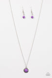Paparazzi "Wildflower Waltz" Purple Necklace & Earring Set Paparazzi Jewelry
