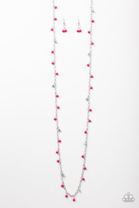 Paparazzi "The Whole Shebang" Pink Necklace & Earring Set Paparazzi Jewelry